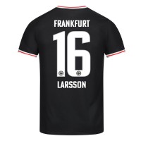 Eintracht Frankfurt Hugo Larsson #16 Replika Bortatröja 2023-24 Kortärmad